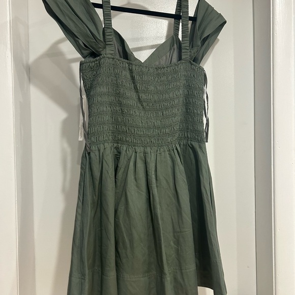 Anthropologie Mini Dress Anthropologie Green Size L NWT - Picture 3 of 8